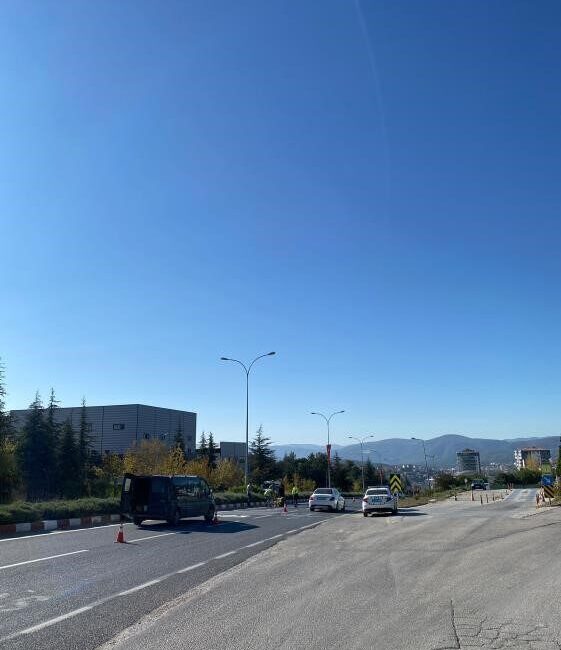 Bilecik İl Emniyet Müdürlüğü, kent genelinde sürdürülen yol çizgi boya