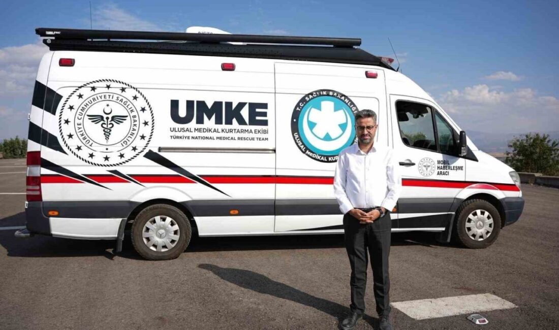 Bingöl UMKE’de muhtemel afetlere karşı mobil haberleşme aracı hizmete girdi.