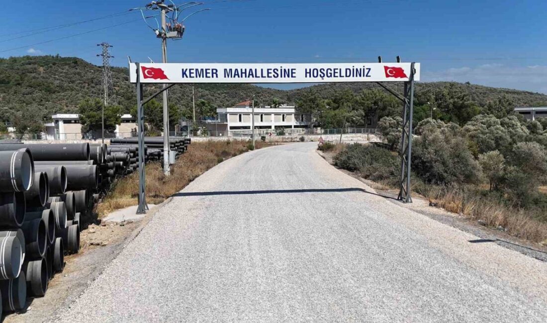 Muğla Büyükşehir Belediyesi, Bodrum’un Kemer ve Tepecik Mahallelerini birbirine bağlayan