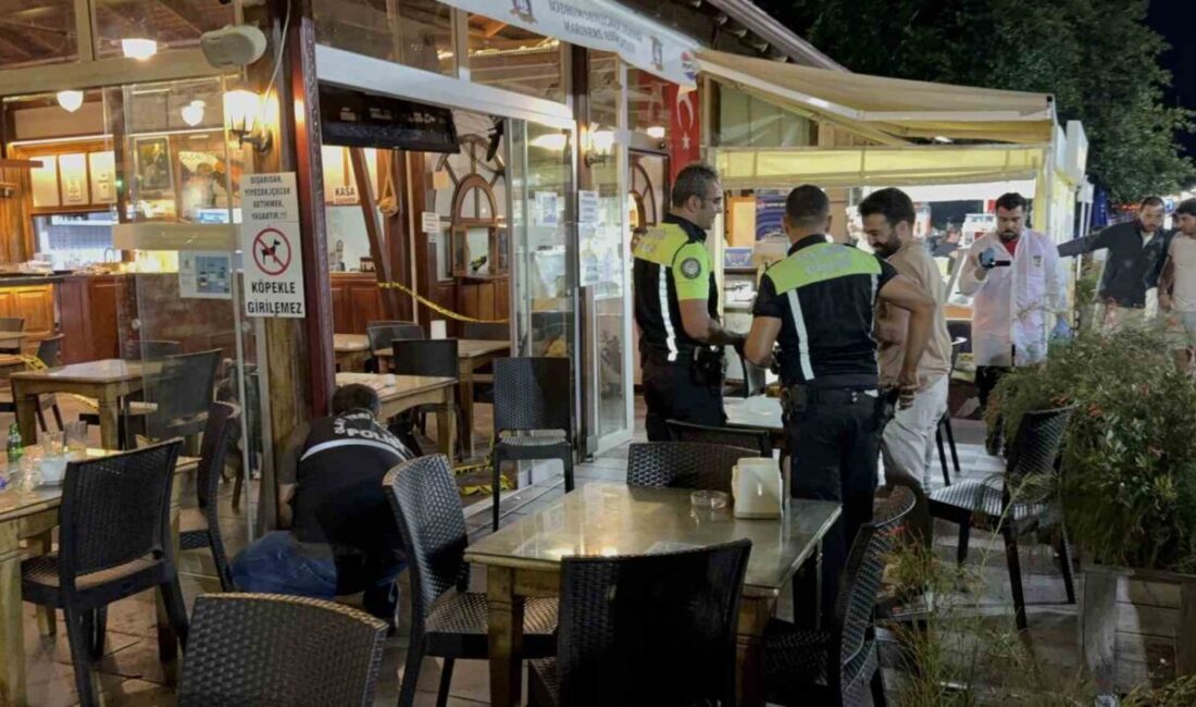 Muğla’nın Bodrum ilçesinde bir kafeden hesap ödemeden ayrıldıkları iddia edilen