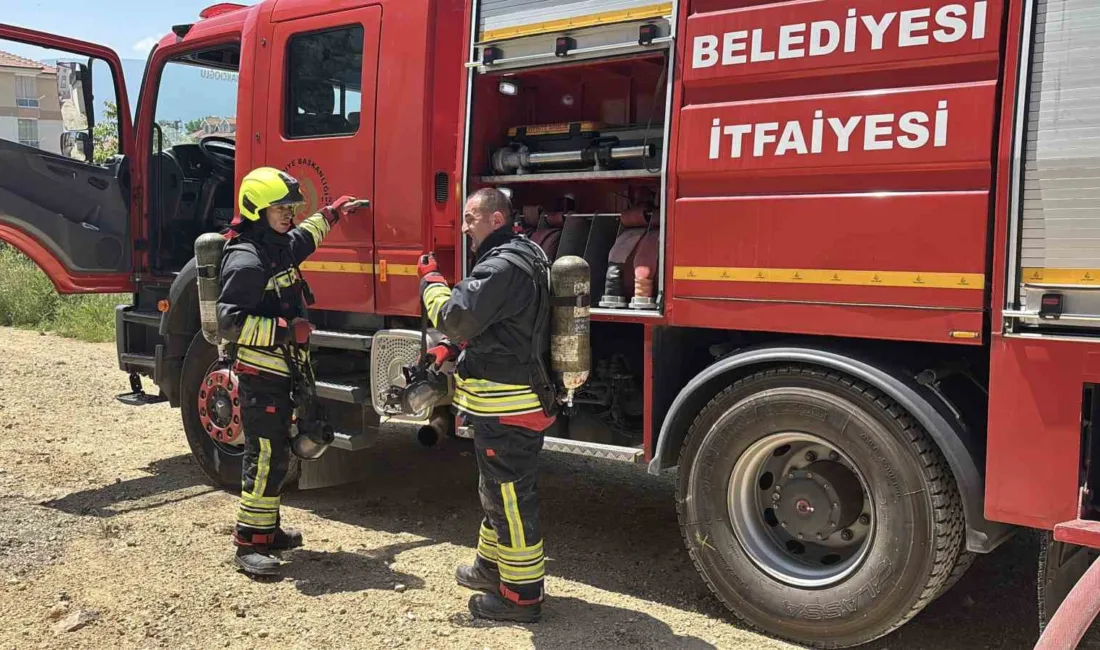 Bolu’da itfaiye ekipleri 6 ayda 805 olaya müdahale etti. Ekiplerin