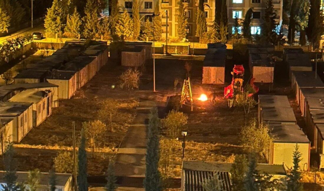 Adıyaman’da, daha önceden konteyner kent olarak kullanılan ve uzun bir