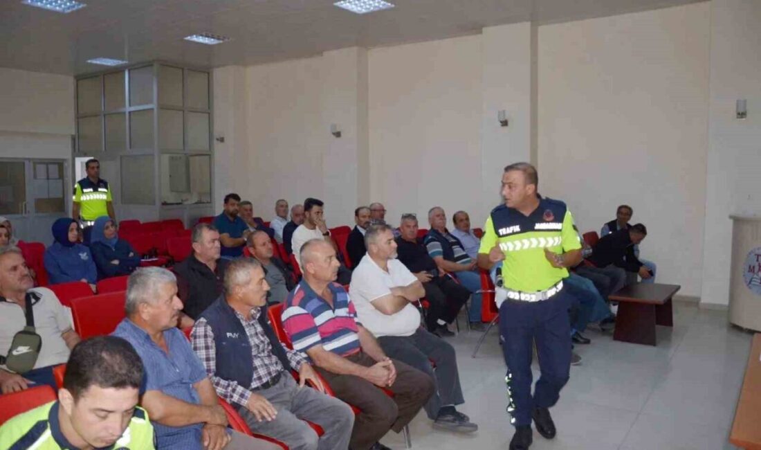 Sinop’un Boyabat ilçesinde, öğrencilerin güvenli şekilde okullarına ulaştırılmasını sağlamak amacıyla