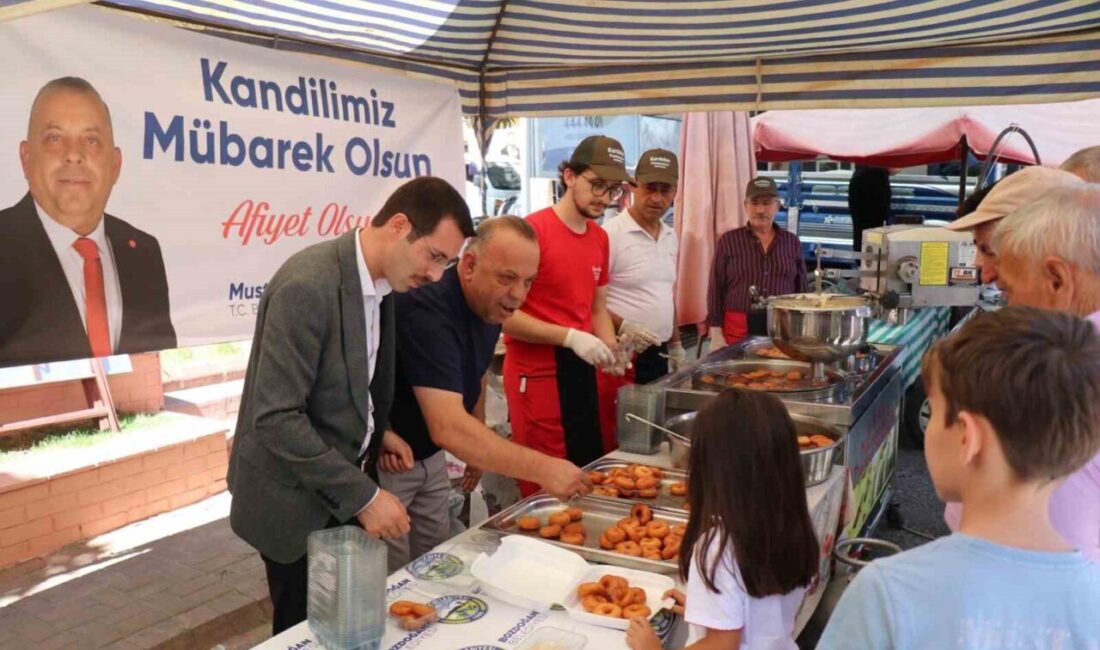 Bozdoğan Belediyesi, Mevlid Kandili dolayısıyla lokma hayrı düzenledi. Çarşı Camii