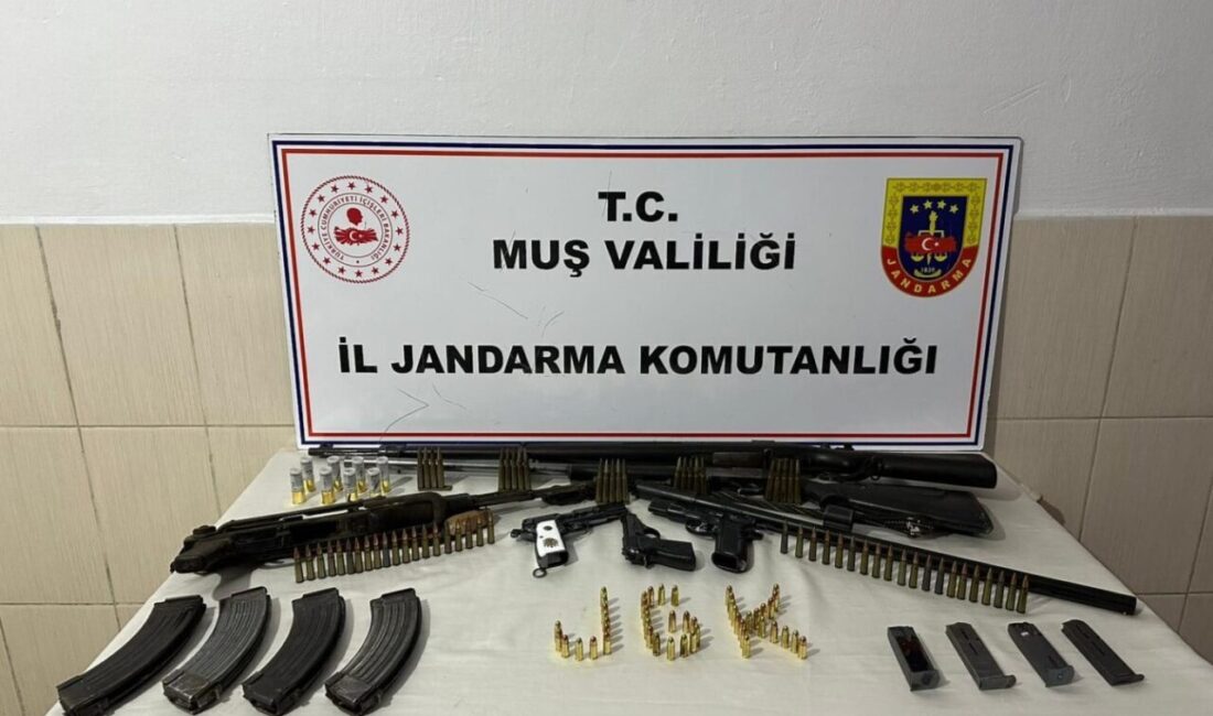 Muş’un Bulanık ilçesinde bir ev ve eklentilerinde yapılan aramada çok