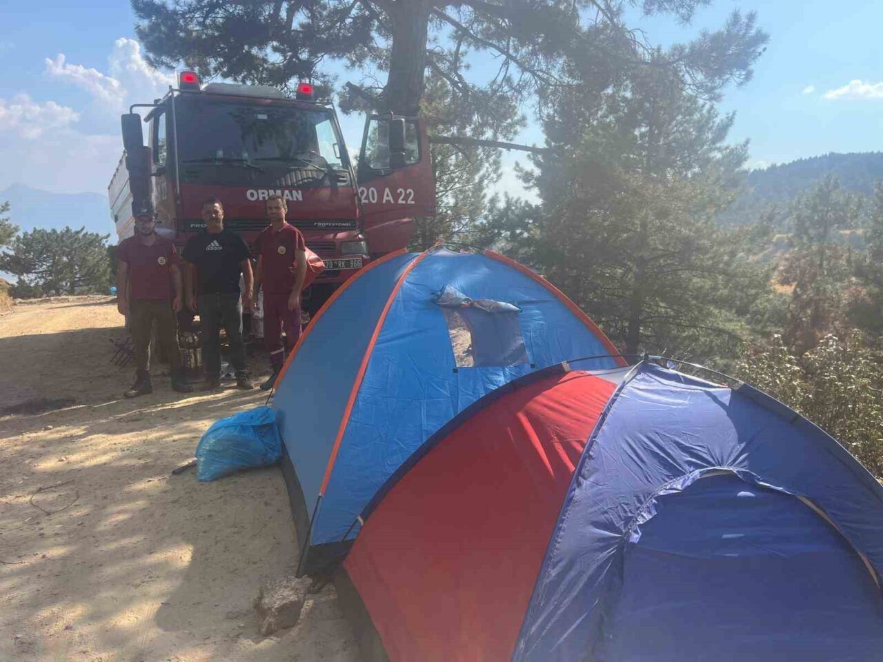 Denizli’nin Buldan ilçesinde geçtiğimiz günlerde kontrol altına alınan yangın bölgesinde