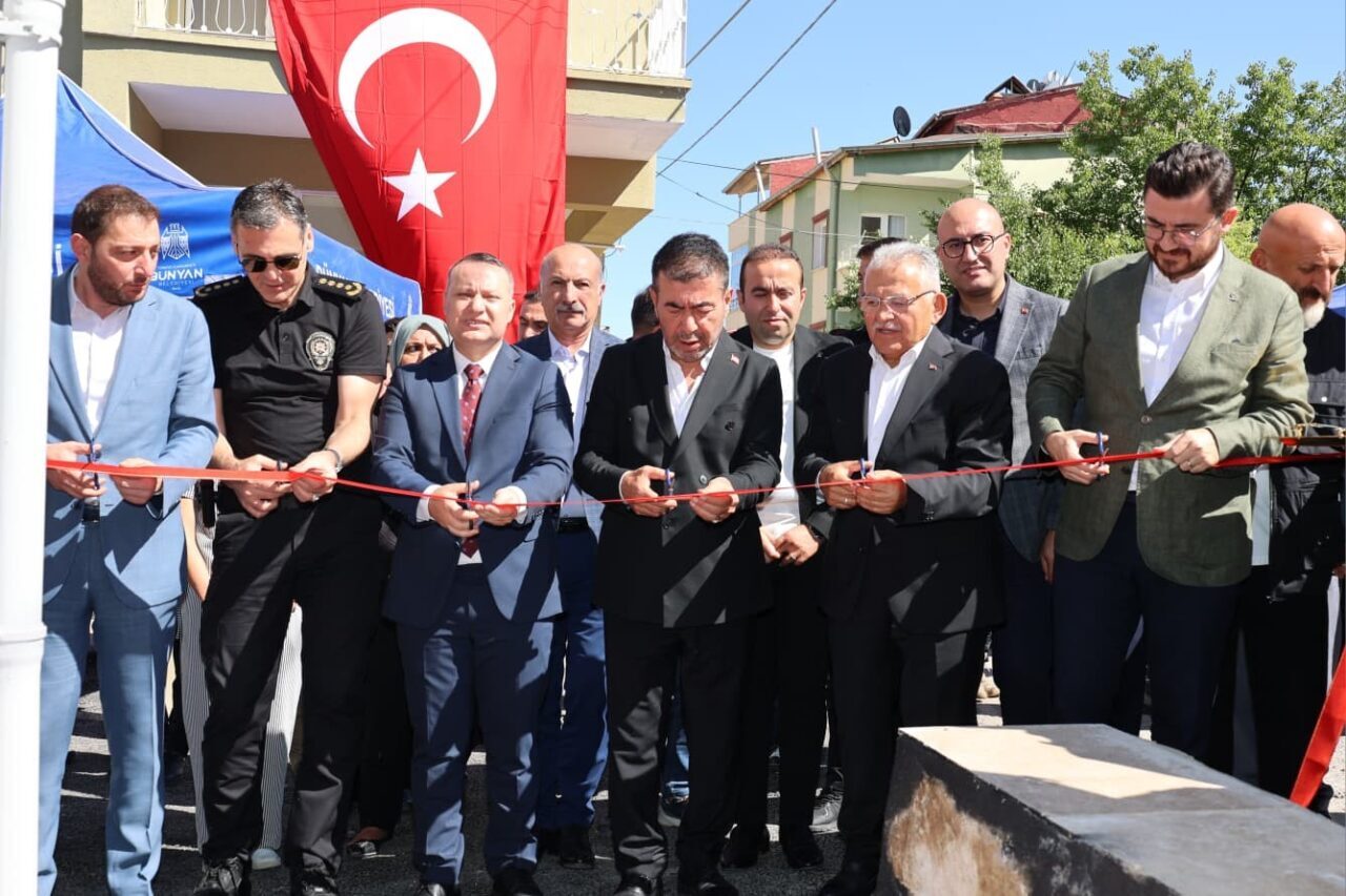 Kayseri’nin Bünyan ilçesinde yapımı tamamlanan hamam ile Şehit Muzaffer Can