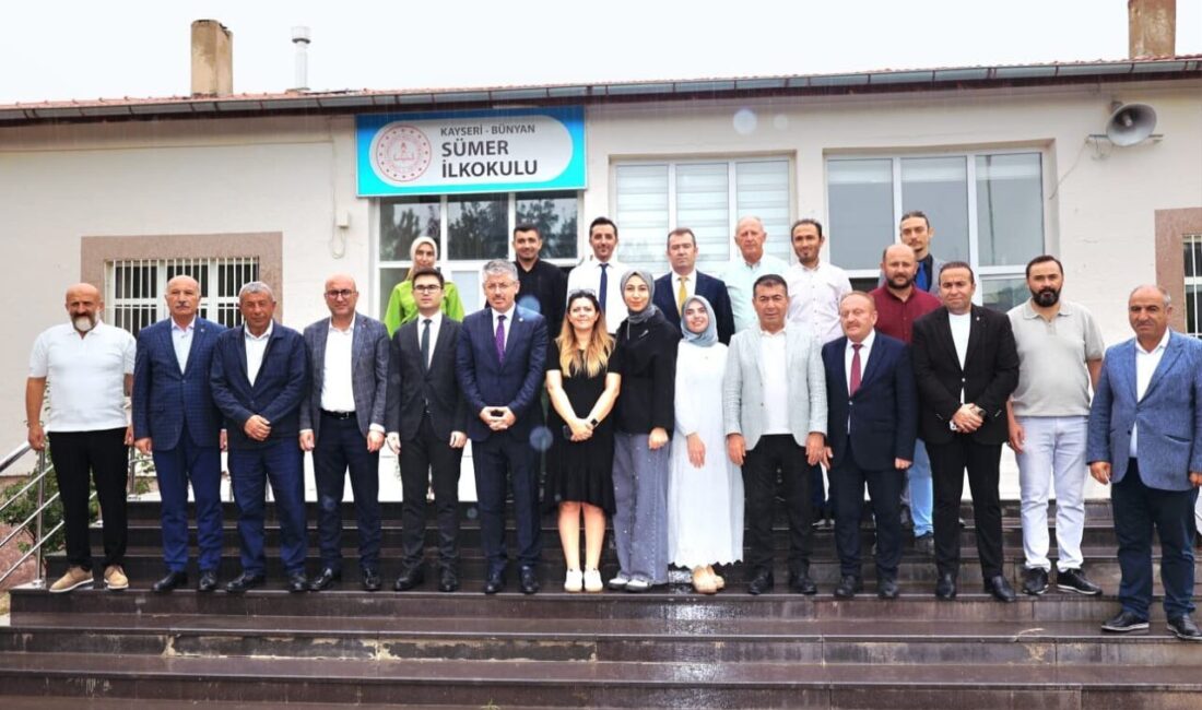 Kayseri’nin Bünyan ilçesinde 2025-2026 eğitim öğretim yılının başlaması dolayısıyla Sümer