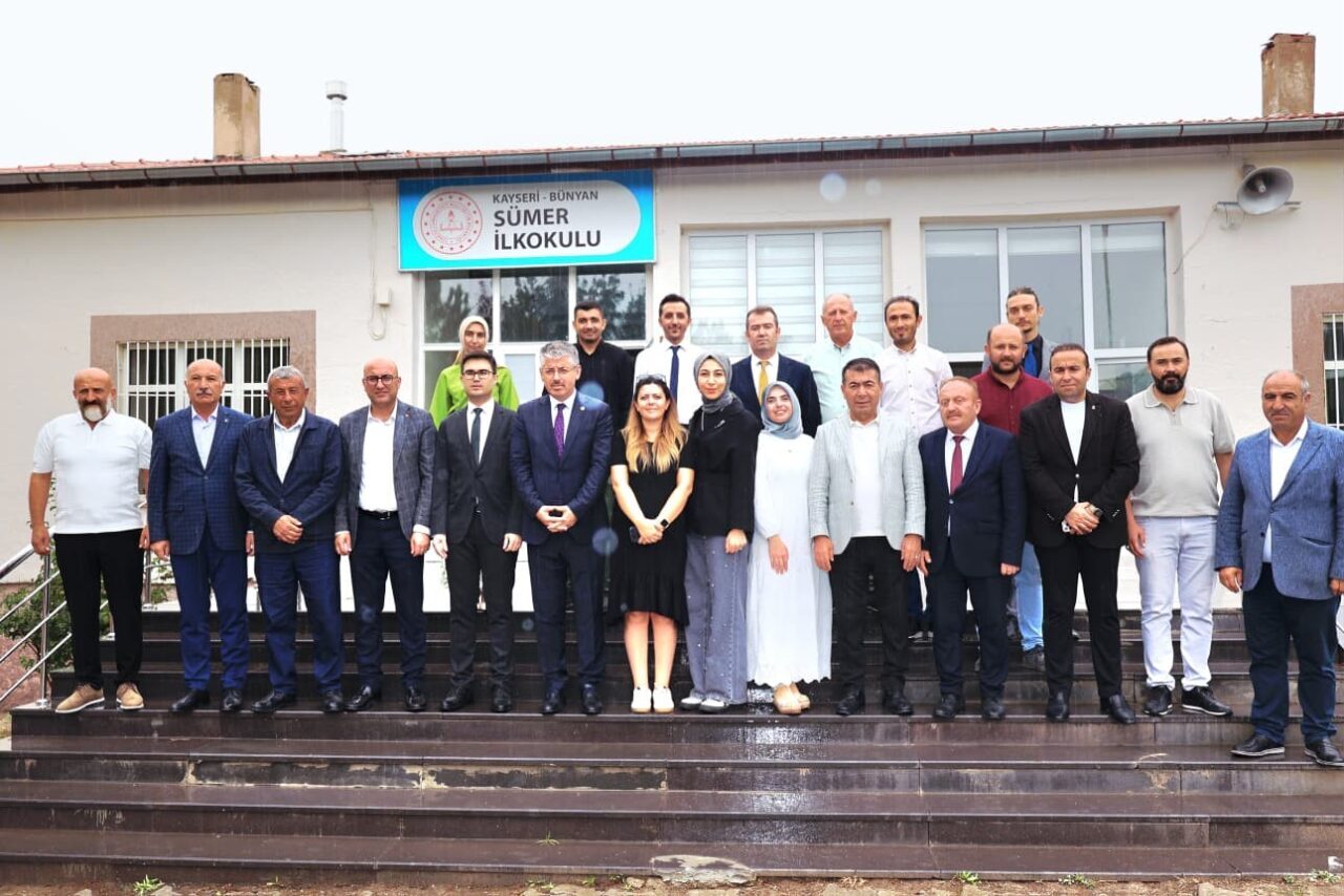 Kayseri’nin Bünyan ilçesinde 2025-2026 eğitim öğretim yılının başlaması dolayısıyla Sümer