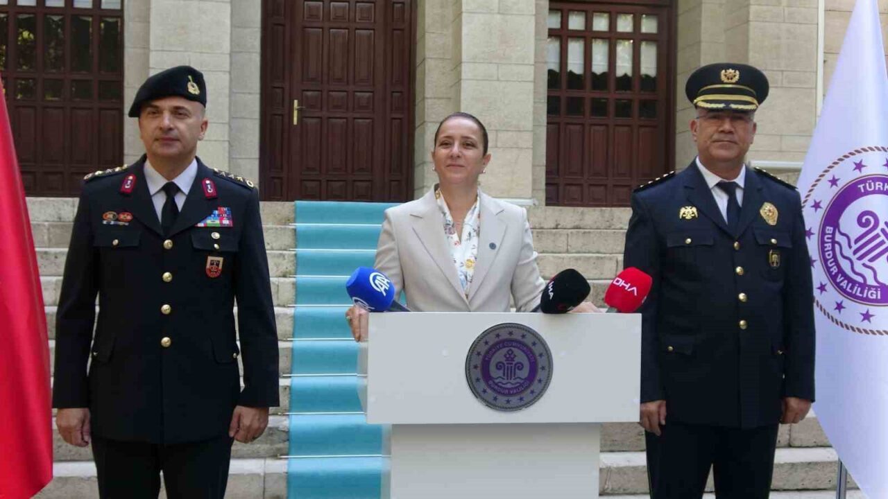 Burdur’da ağustos ayında bin 224 olay meydana gelirken, suçlarla mücadelede