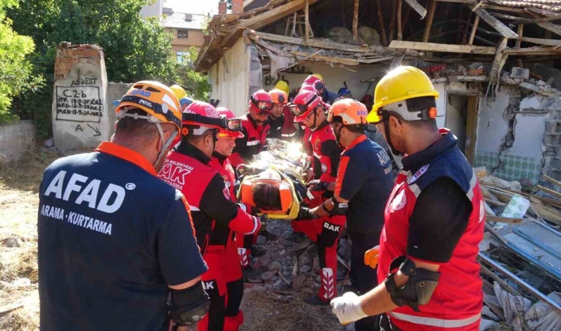 Burdur’da 23 afet çalışma grubundan 240’i aşkın personelin katılımı ile