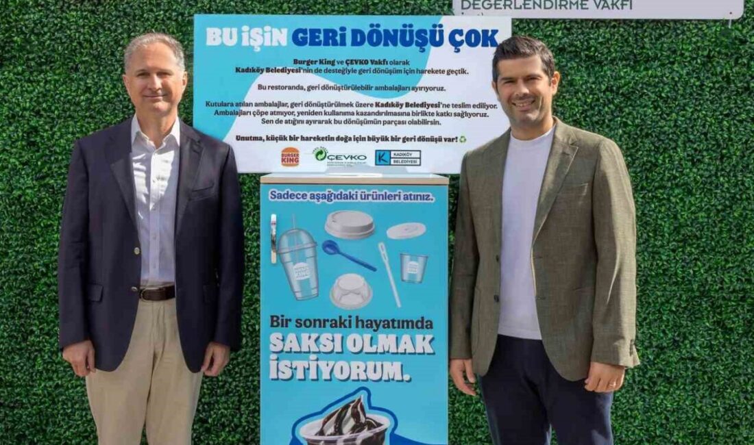 Burger King, ÇEVKO Vakfı iş birliğiyle başlattığı “Bu İşin Geri