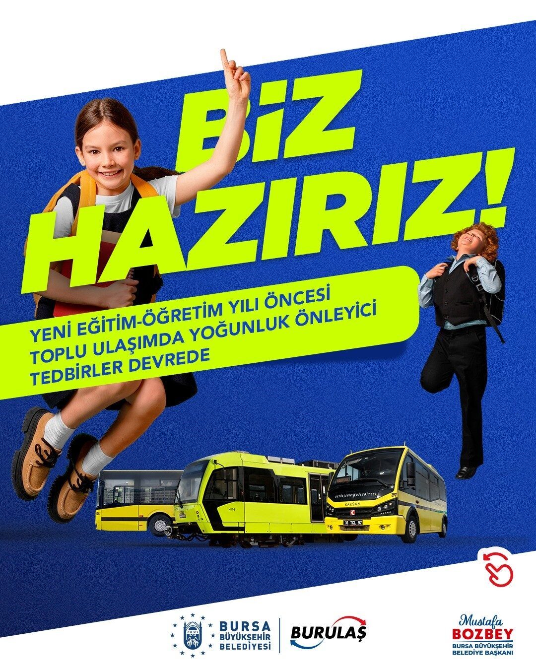 Bursa Büyükşehir Belediyesi, yeni eğitim ve öğretim yılı öncesinde toplu