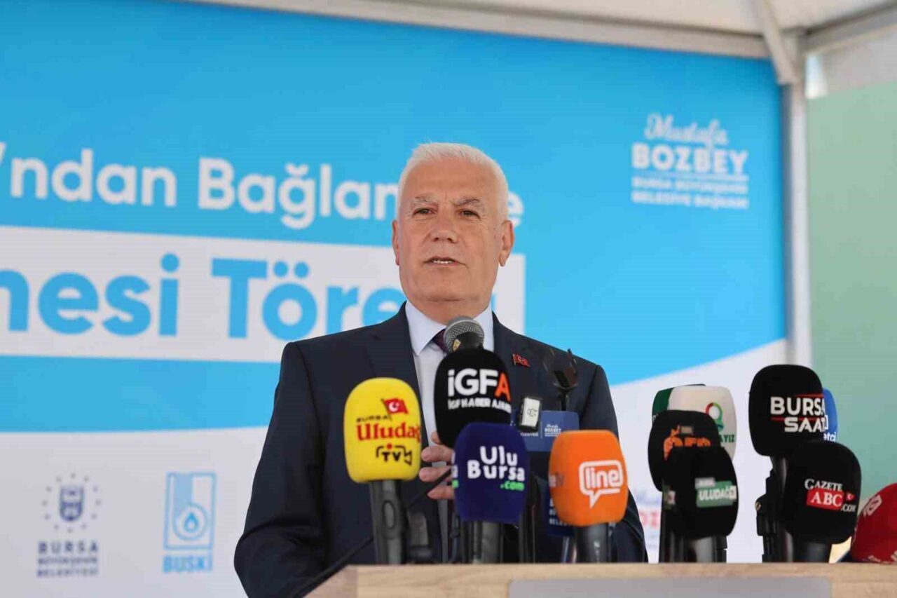 Bursa Büyükşehir Belediyesi, kentin içme suyu sıkıntısını giderecek dev bir