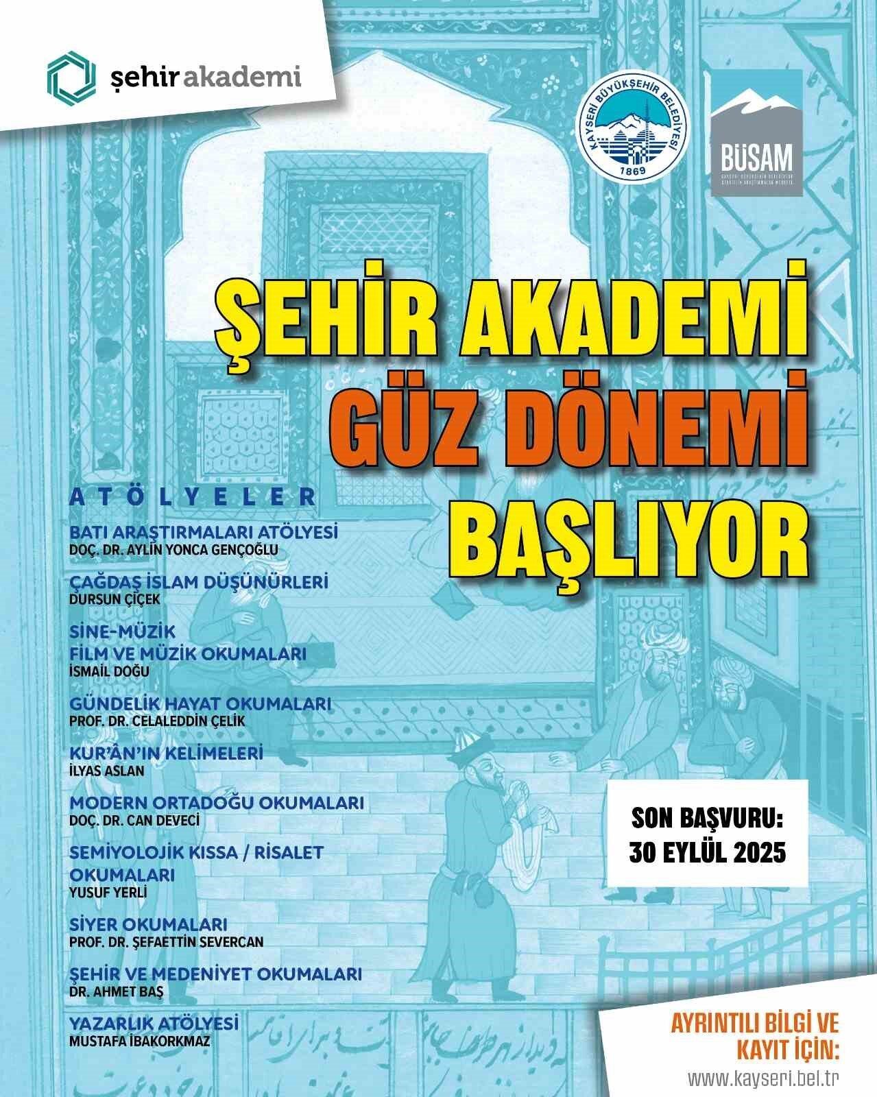 Kayseri Büyükşehir Belediyesi bünyesinde şehrin düşünce ve fikir hayatına katkı