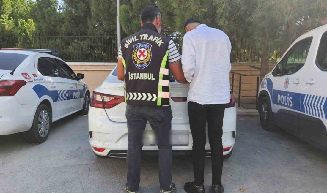 Büyükçekmece’de, drift atarak lastik yakan sürücü yakalanarak gözaltına alındı. Sürücüye