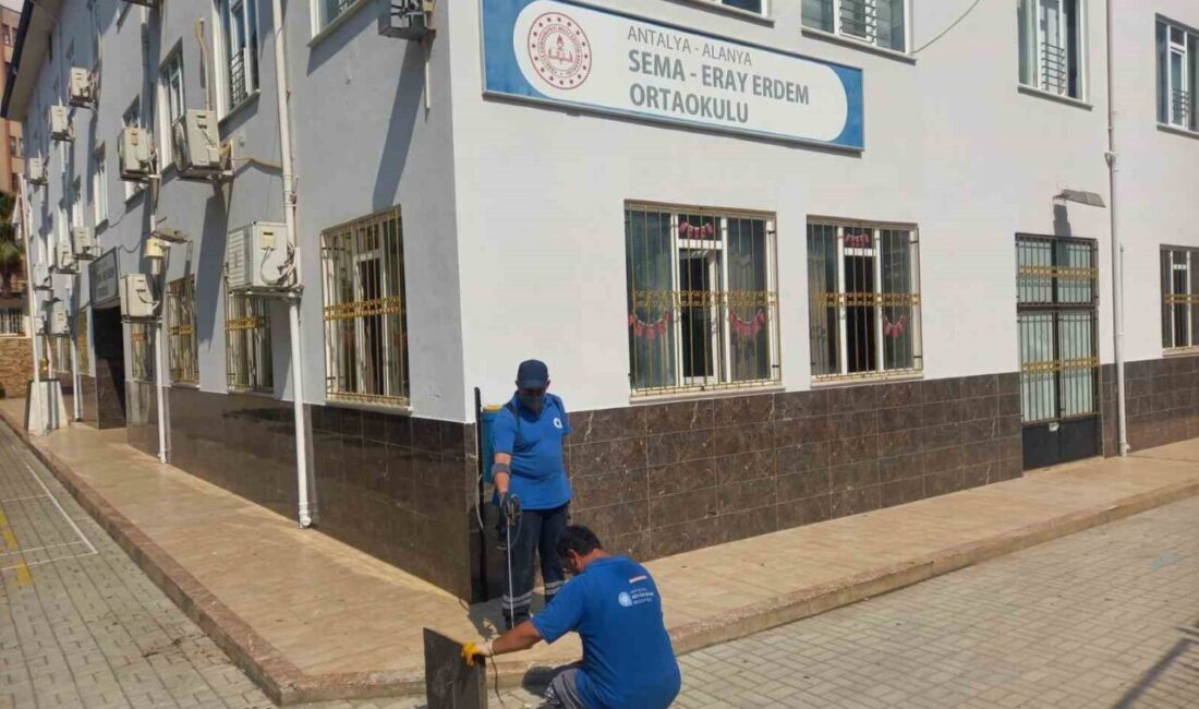Antalya Büyükşehir Belediyesi okulların eksiklerini gidererek 8 Eylül Pazartesi başlayacak
