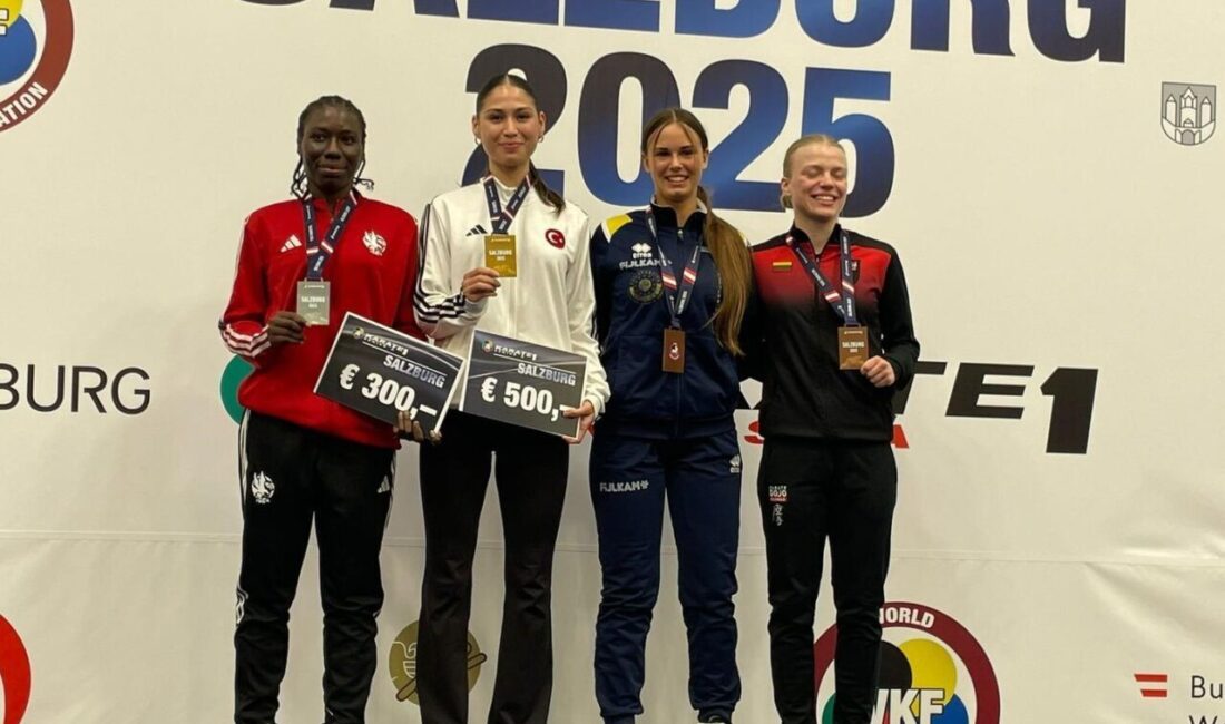 Sakarya Büyükşehir Belediyesi karate sporcusu Zümra Rezzan İm, Avusturya’nın Salzburg
