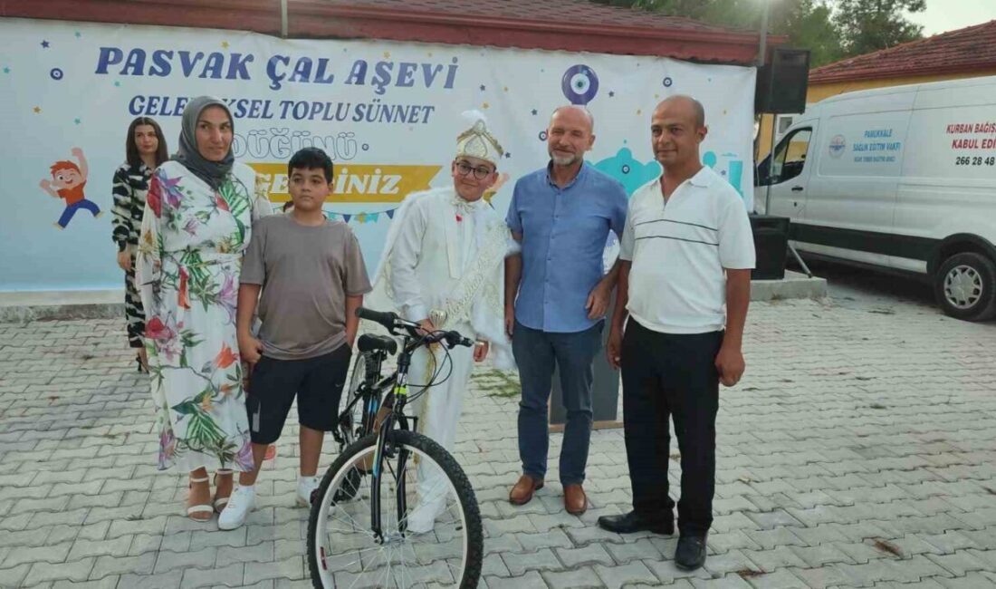 Denizli’nin Çal ilçesinde düzenlenen toplu sünnet etkinliğinde, 11 çocuk erkekliğe