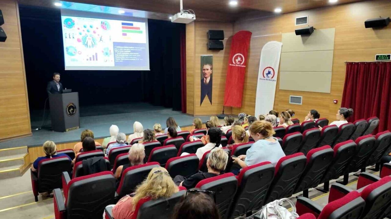 Düzce Belediyesi, Iğdır Üniversitesi’nde hazırlanarak uygulanan “Kadınlarda Egzersizin Yaşlanma Karşıtı