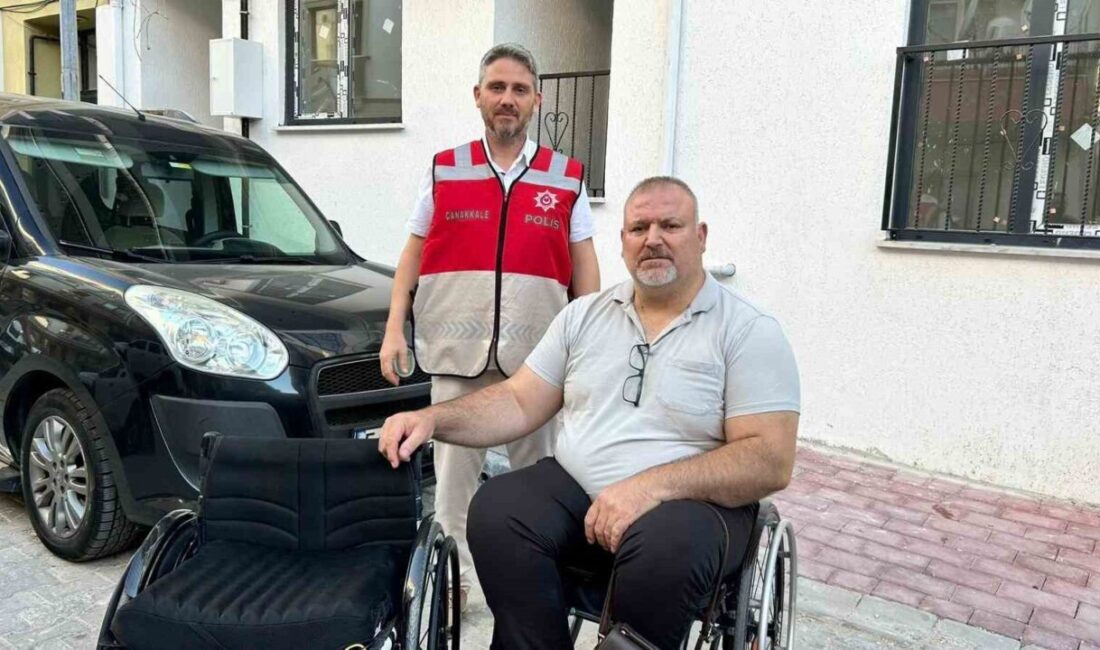 Çanakkale’de yaşayan Milli Sporcu Ümit Burunlular’ın çalınan tekerlekli sandalyesi, İl