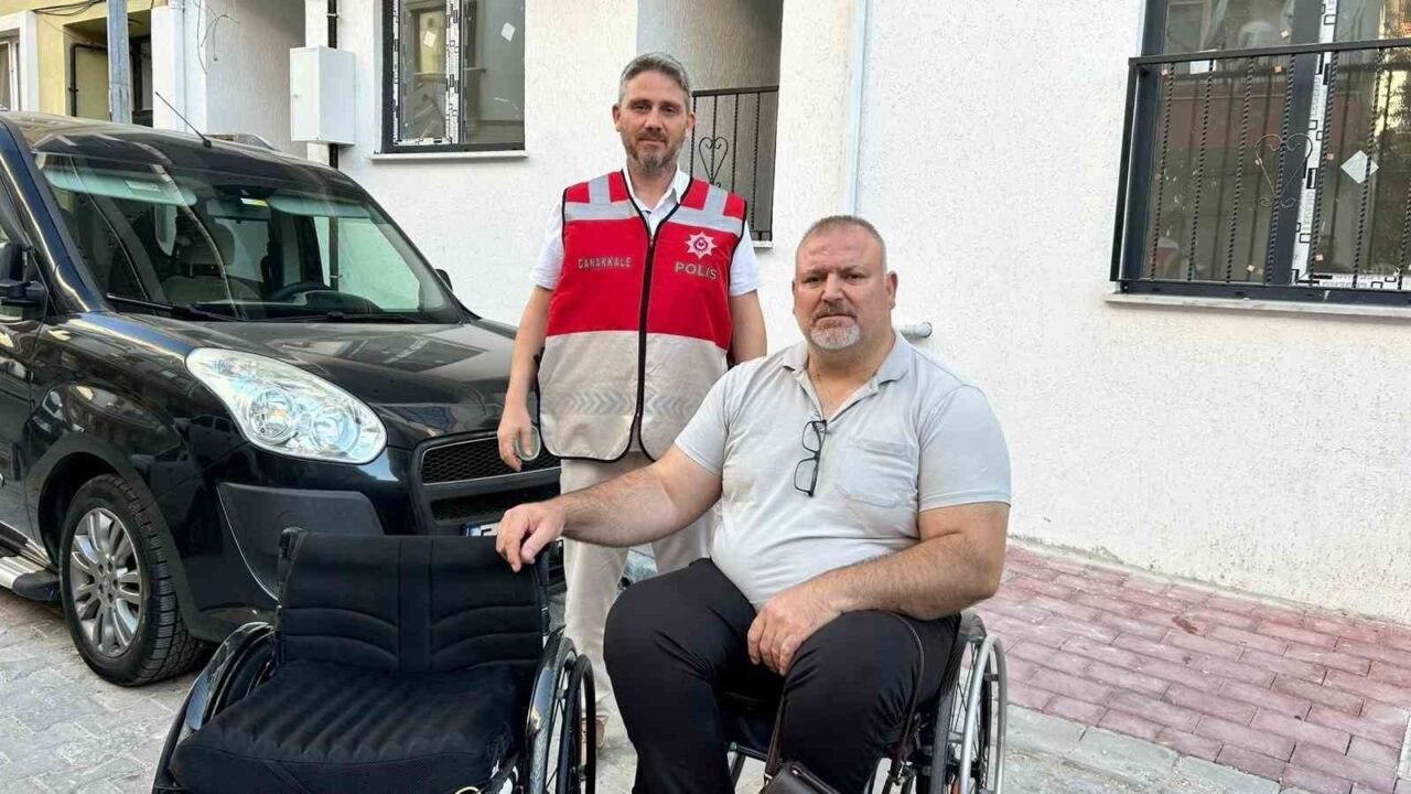 Çanakkale’de yaşayan Milli Sporcu Ümit Burunlular’ın çalınan tekerlekli sandalyesi, İl