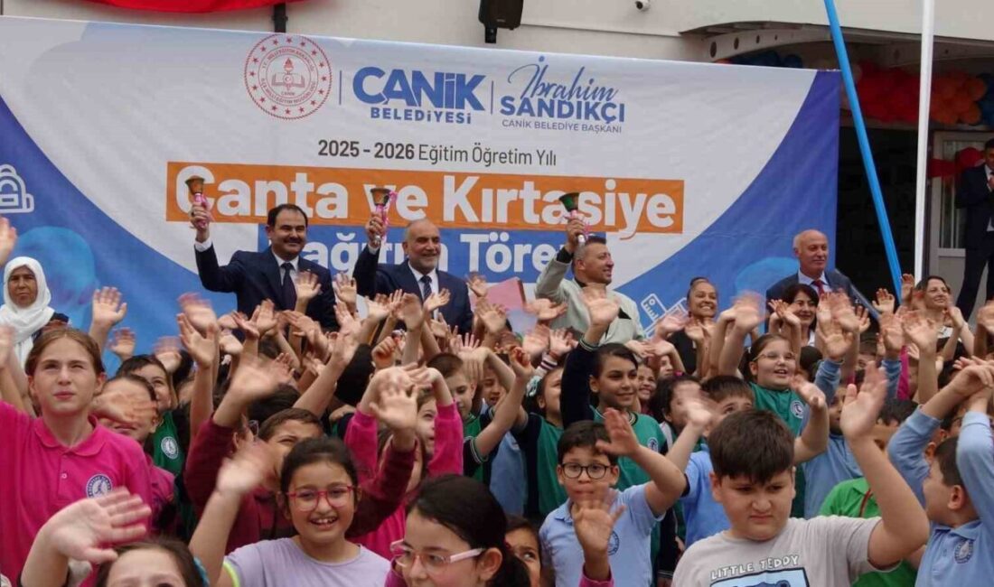 Samsun’un Canik Belediyesi tarafından, ilçede bu yıl birinci sınıfa başlayan