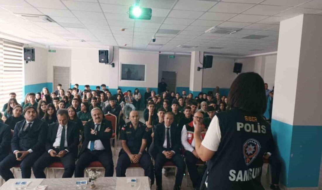 Samsun’un Çarşamba ilçesinde lise öğrencilerine yönelik bağımlılıkla mücadele semineri düzenlendi.