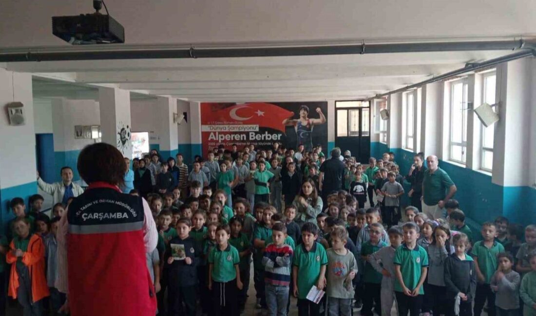 Samsun’un Çarşamba ilçesinde tarım ve hayvancılık alanında yürütülen koruma ve