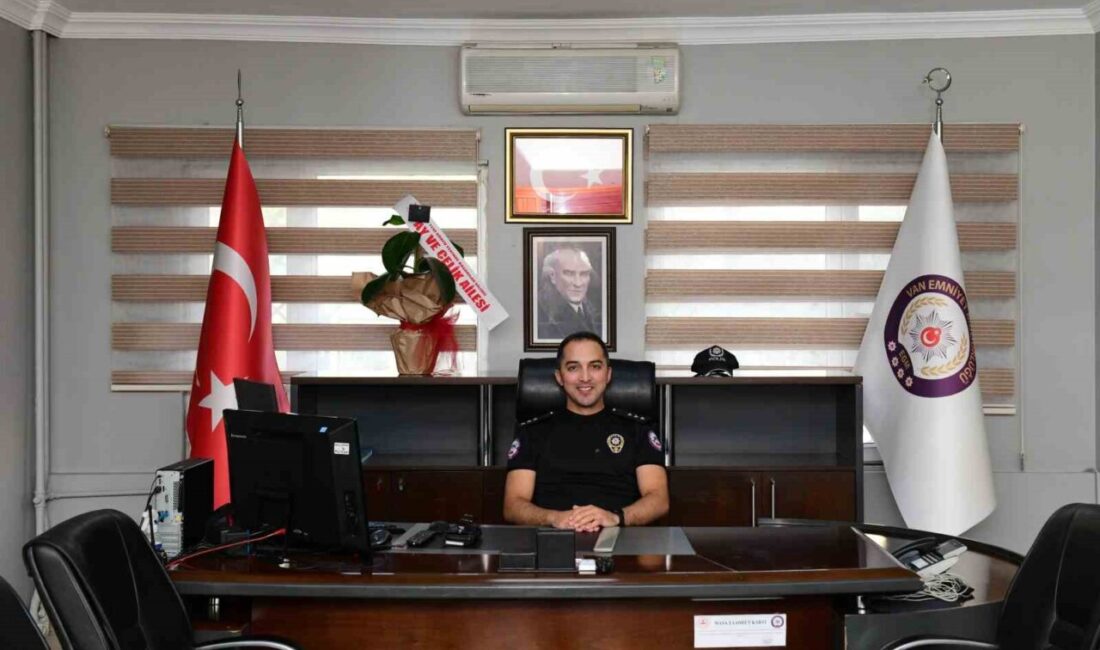 Van’ın Çatak Emniyet Amirliği görevine Başkomiser Ahmet Erdem Çelik atandı.