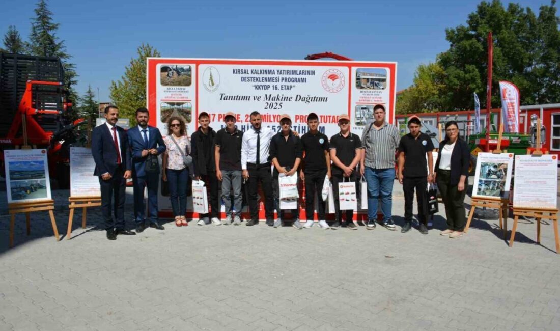 Çavdarhisar ilçesinde Tarım Mesleki ve Teknik Anadolu Lisesi öğrencilerine tarım