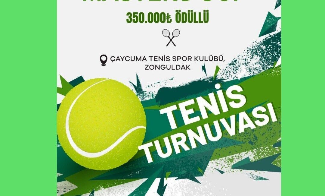 Çaycuma, Türkiye Tenis Federasyonu’nun en yüksek puanlı turnuvalarından biri olan