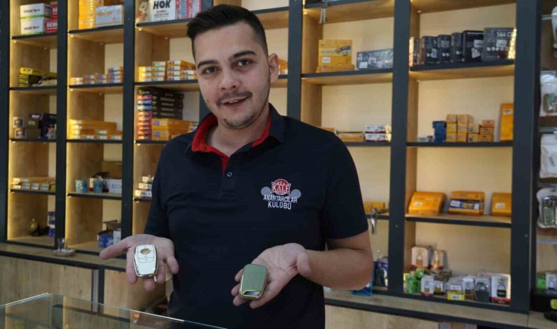 Çilingir Ali İhsan, yedek anahtarın araç sahipleri için büyük kolaylık