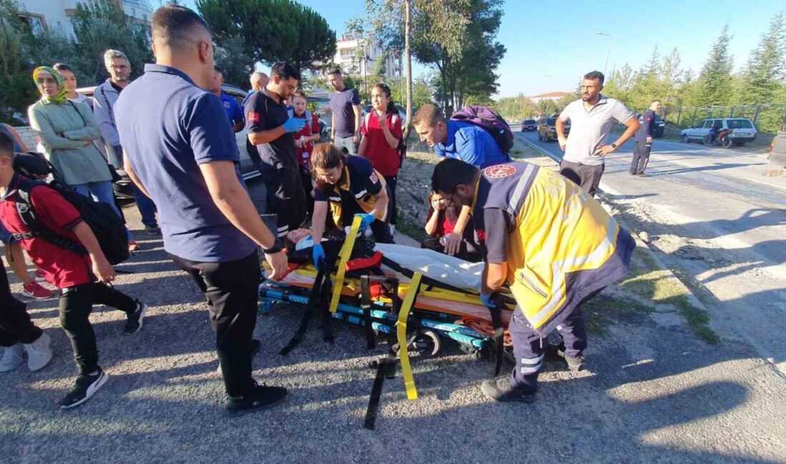 Okula gitmek için yola çıkan öğrenciler büyük bir faciadan döndü.