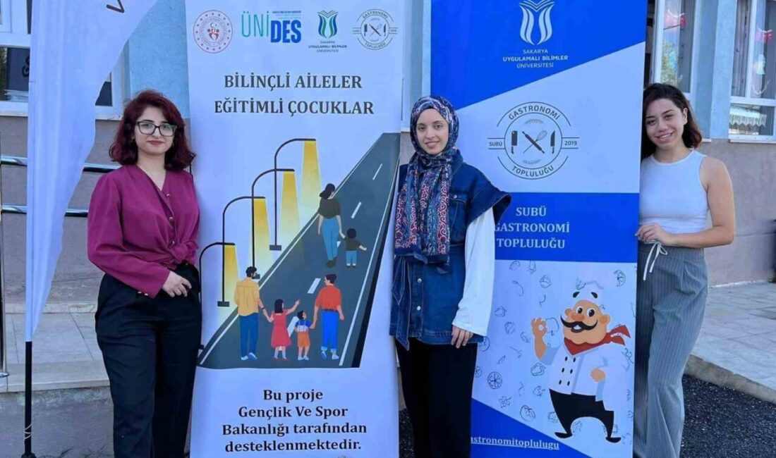 SUBÜ Gastronomi Topluluğu, ÜNİDES kapsamında desteklenen “Bilinçli Aileler, Eğitimli Çocuklar”
