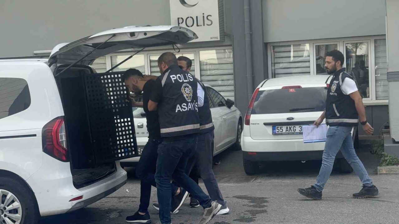 Kocaeli’nin Gebze ilçesinde çocukların gözü önünde babaya şiddet uygulayan şahsın,