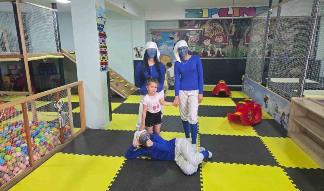 Karabük’ün 5000 Evler 75. Yıl Mahallesi’nde Şirinköy çocuk oyun merkezi,