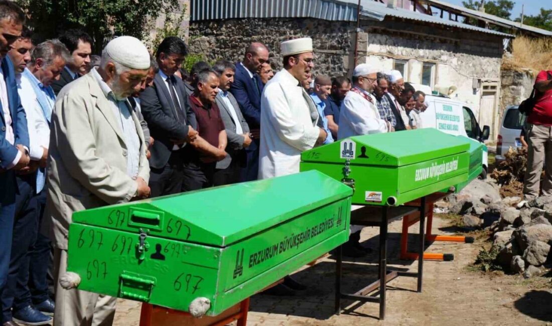 Erzurum’un Pasinler ilçesine bağlı Porsuk Mahallesi’nde evlerinin çatısının çökmesi sonucu