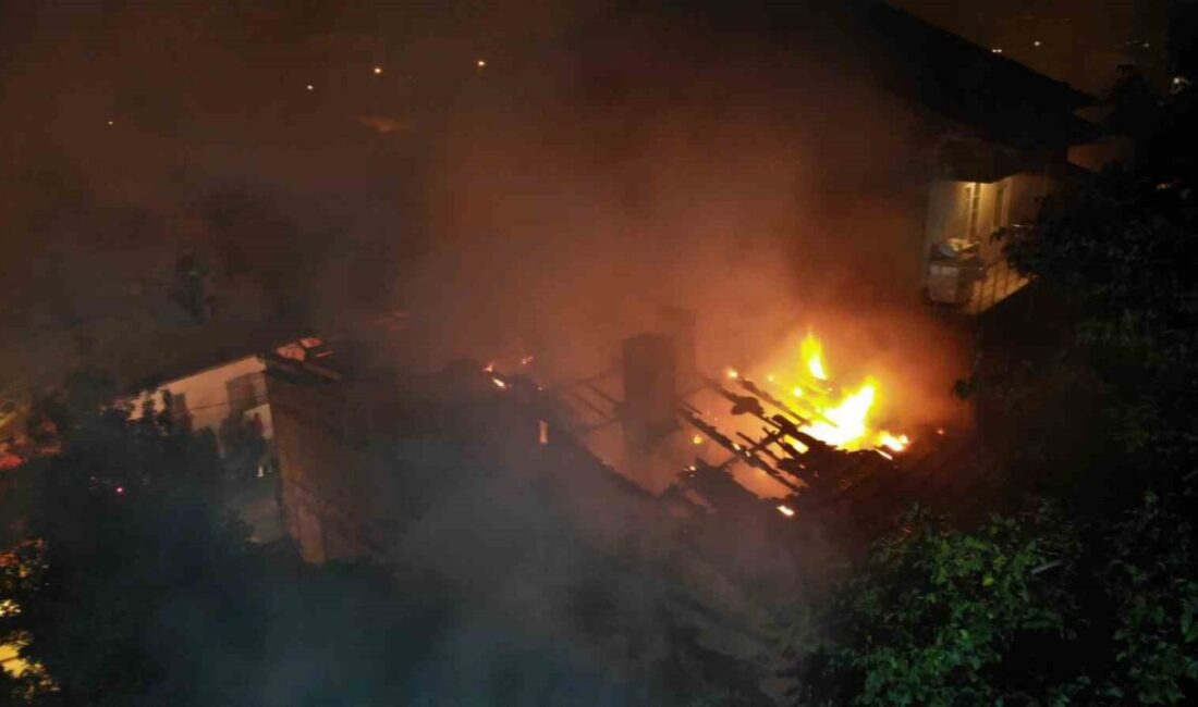 Çorum’da 3 katlı binanın çatı katında çörek yapmak için kullanılan