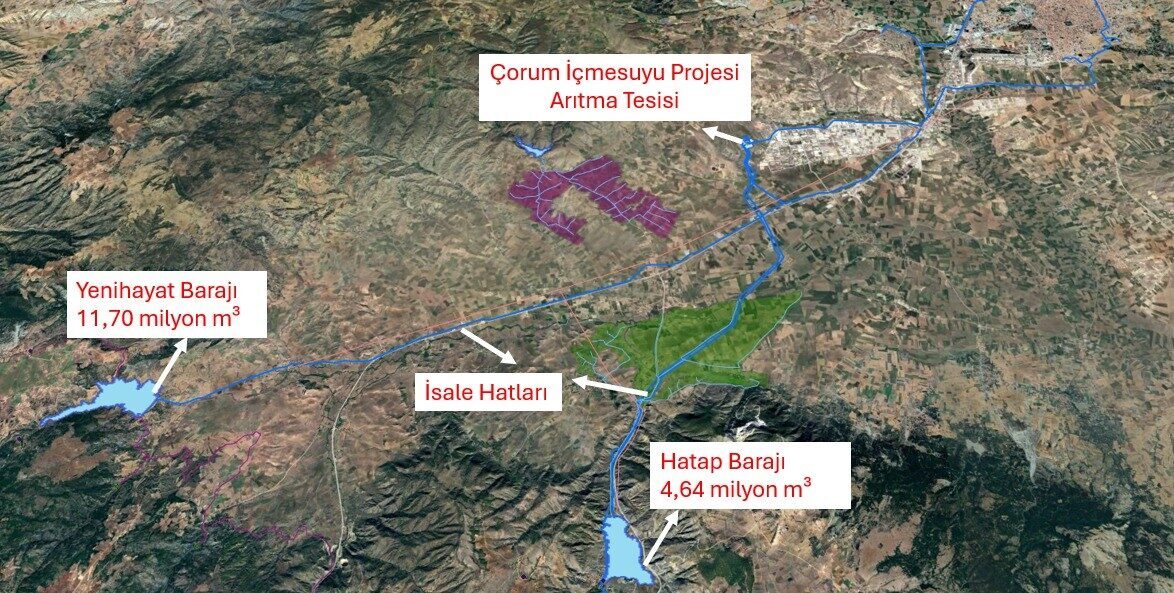 Çorum’da hayata geçirilecek sistemle içme suyu barajlardan daha temiz ve