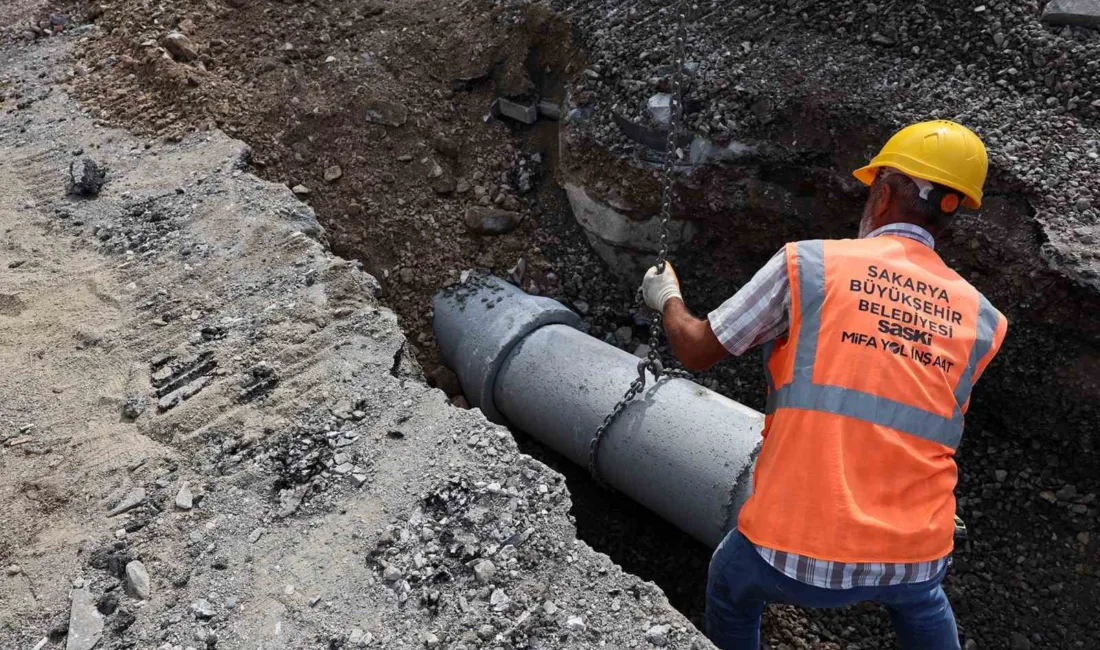 SASKİ, Çukurahmediye Mahallesi’nde sürdürdüğü bin 500 metrelik yağmur suyu hattı