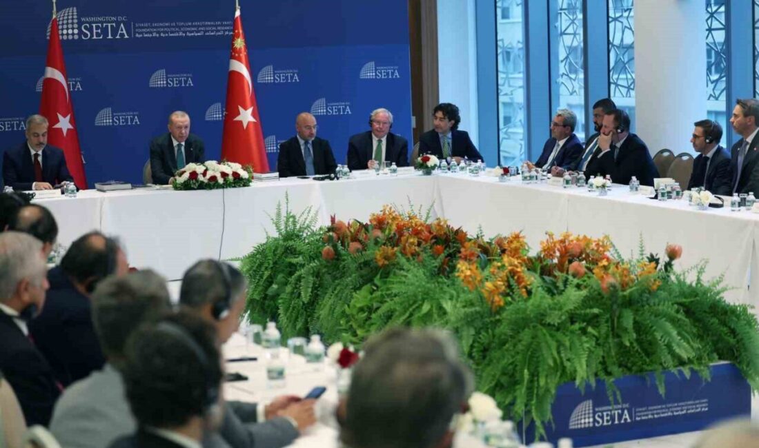 Cumhurbaşkanı Recep Tayyip Erdoğan, New York temasları kapsamında SETA eşgüdümünde
