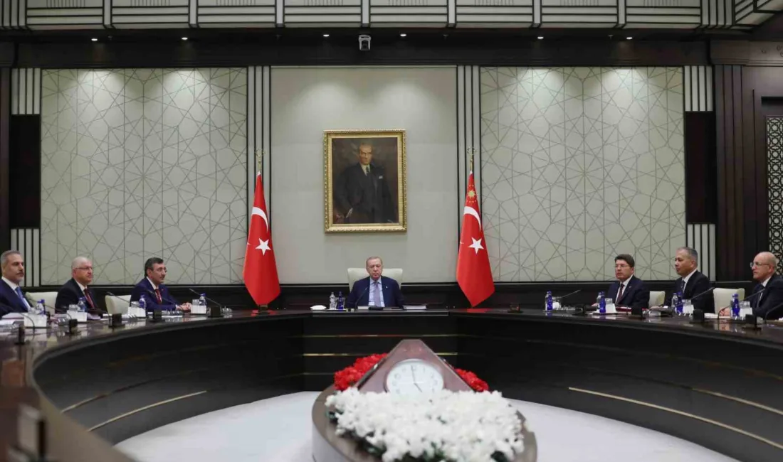 Cumhurbaşkanı Recep Tayyip Erdoğan başkanlığındaki Milli Güvenlik Kurulu (MGK), Cumhurbaşkanlığı