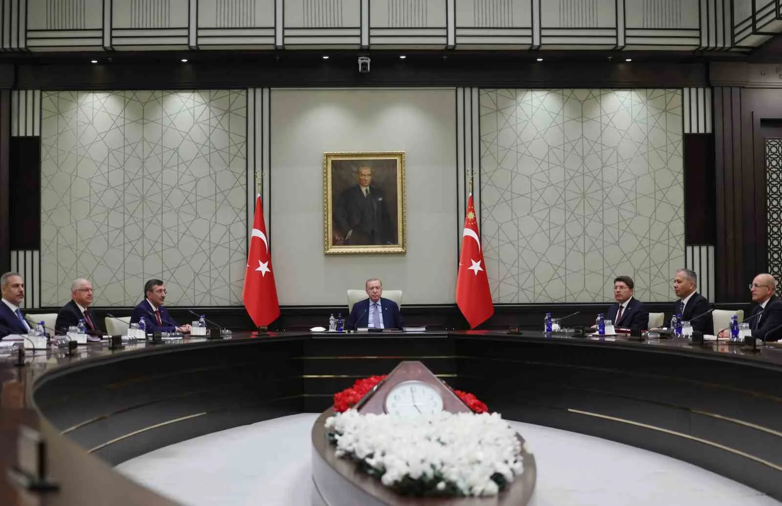 Cumhurbaşkanı Recep Tayyip Erdoğan başkanlığındaki Milli Güvenlik Kurulu (MGK), Cumhurbaşkanlığı