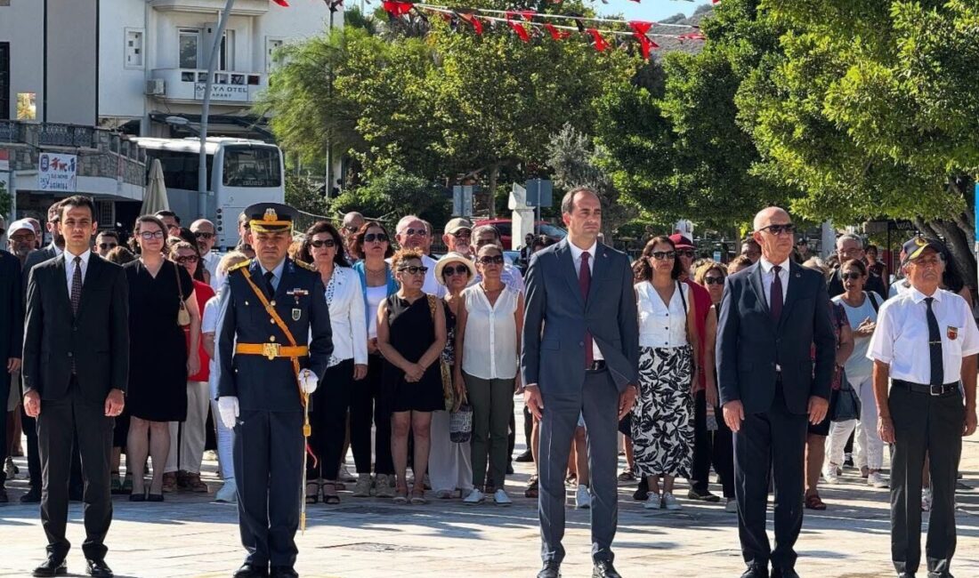 Muğla’nın Datça ilçesinde 19 Eylül Gaziler Günü, düzenlenen törenle kutlandı.