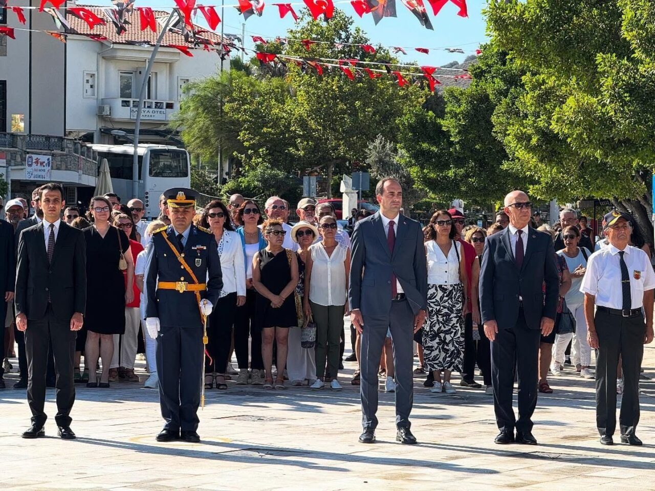 Muğla’nın Datça ilçesinde 19 Eylül Gaziler Günü, düzenlenen törenle kutlandı.