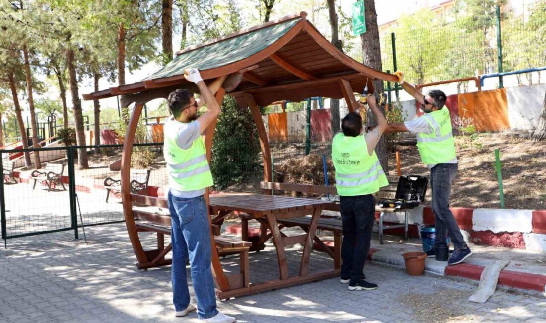 Diyarbakır Büyükşehir Belediyesi, vatandaşlara dinlenme alanları oluşturmak için kamu hizmet