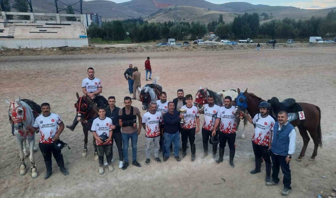 Bayburt’ta 7 takımın katılımıyla gerçekleştirilen ’2025 yılı Atlı Cirit İl