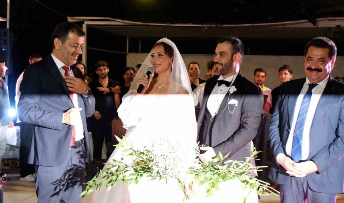 Denizlili gazeteci Mehtap Koç ile Derviş Can Deda, görkemli düğün