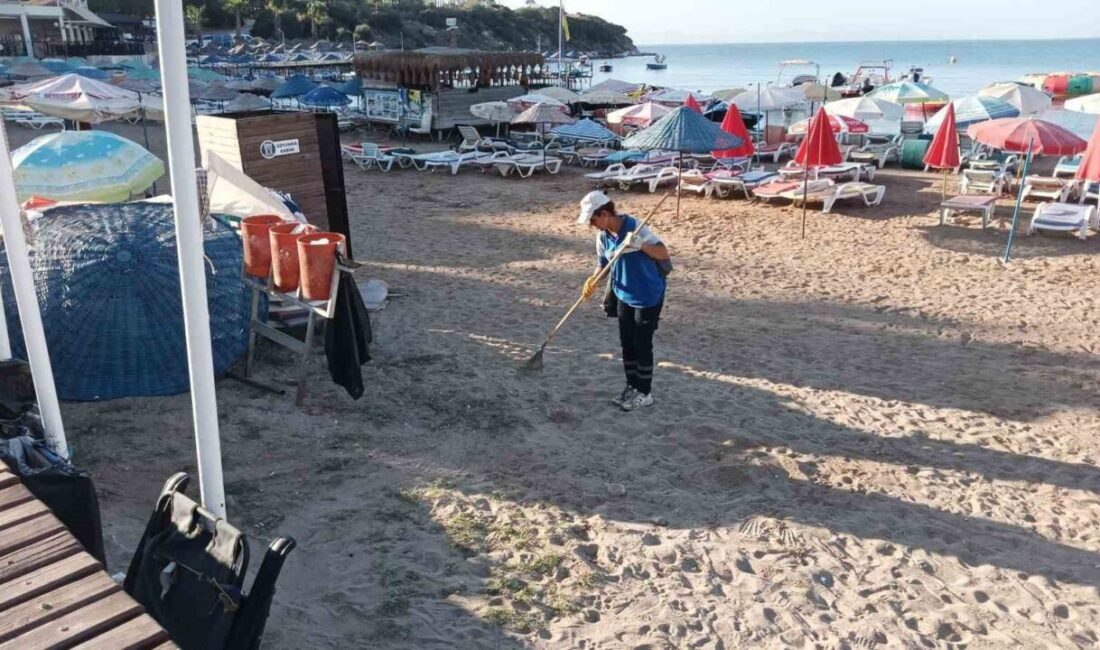 Didim Belediyesi Temizlik İşleri Müdürlüğü ekipleri, kent genelinde temizlik ve